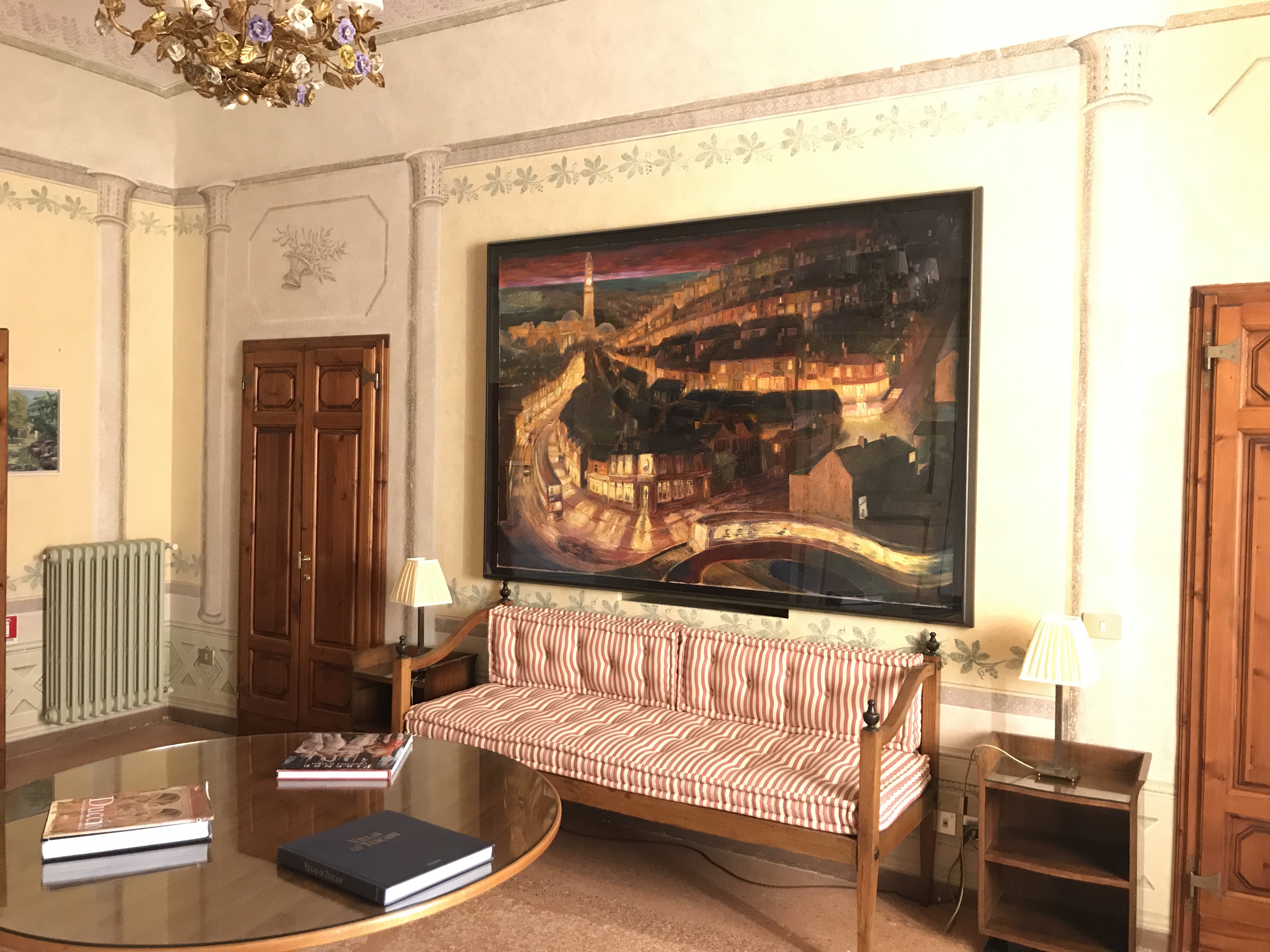 Art collection in the main house