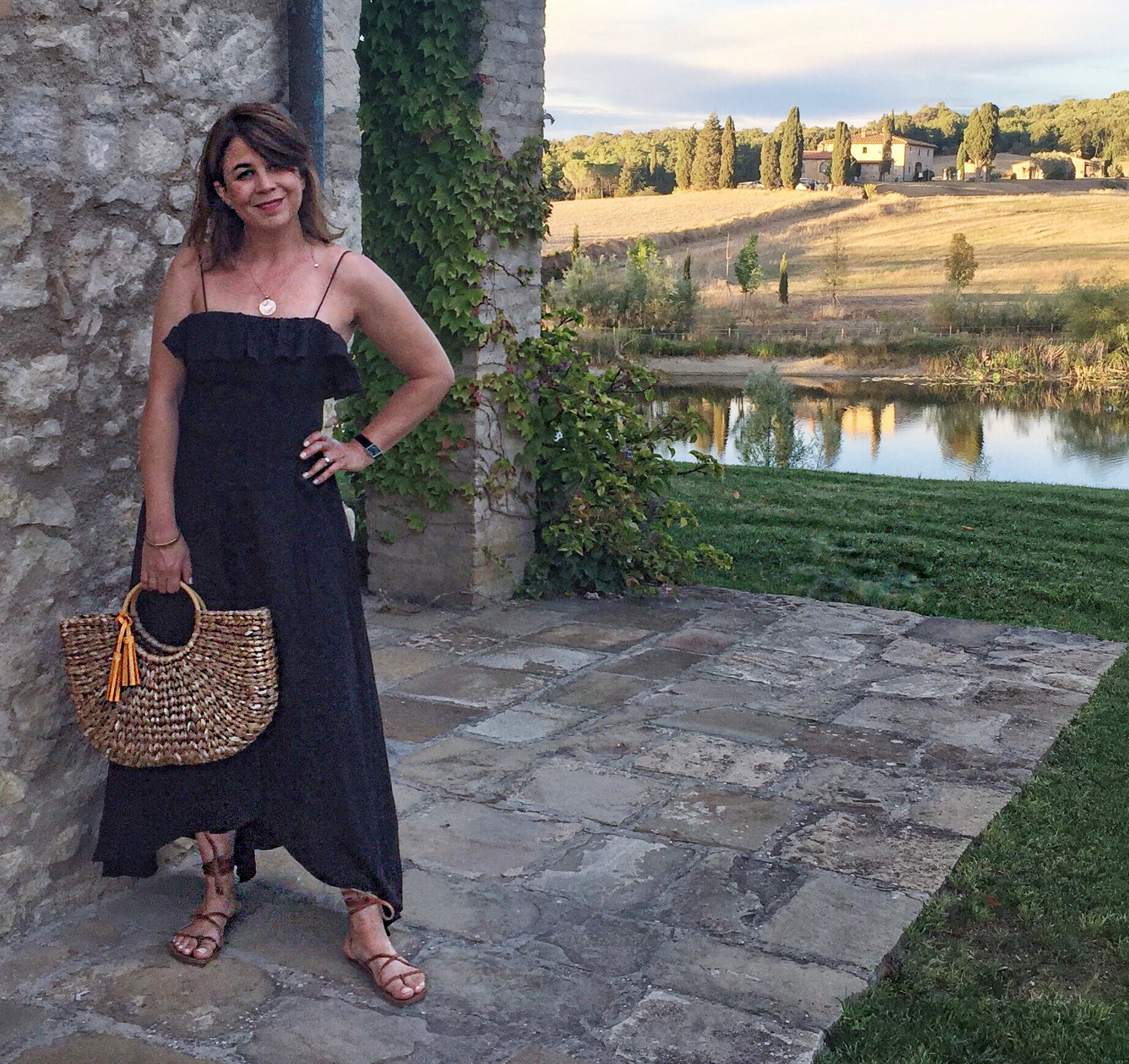 View across the lake